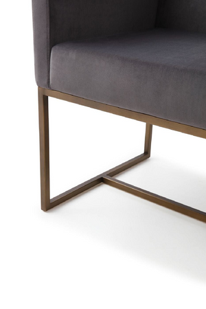 Square Tuxedo Arm Dining Chair | OROA Modern Marty | Oroa.com