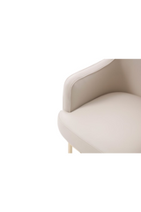 Gray Sloped-Back Dining Chair | OROA Modern Tyler | Oroa.com
