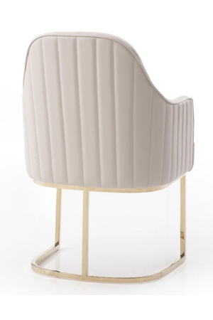 Gray Sloped-Back Dining Chair | OROA Modern Tyler | Oroa.com