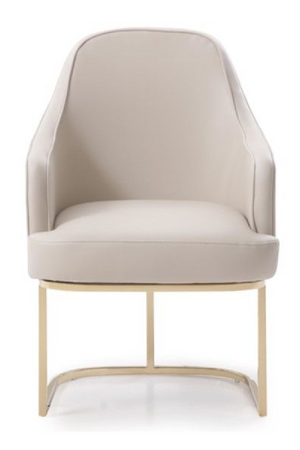 Gray Sloped-Back Dining Chair | OROA Modern Tyler | Oroa.com