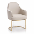 Gray Sloped-Back Dining Chair | OROA Modern Tyler | Oroa.com