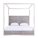 Gray Elm 4-Poster King Bed | OROA Modern Arlene
