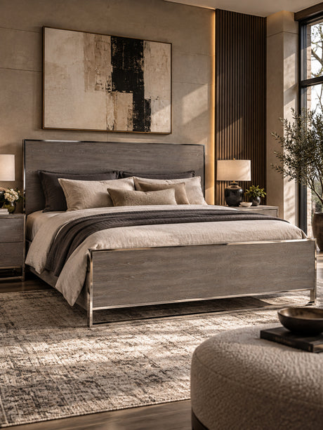 Gray Elm Bed - OROA Modern Charlene - view 2