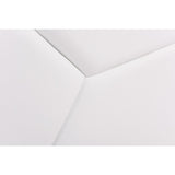 White Vegan Leather Bed | OROA Modern Candid