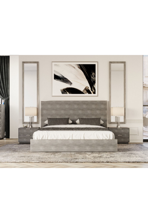 Dark Shagreen Bed | OROA Modern Dynasty | Oroa.com