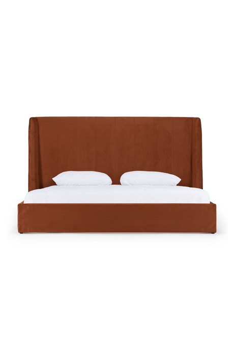 Orange Upholstered Bed | OROA Modern Roma | Oroa.com