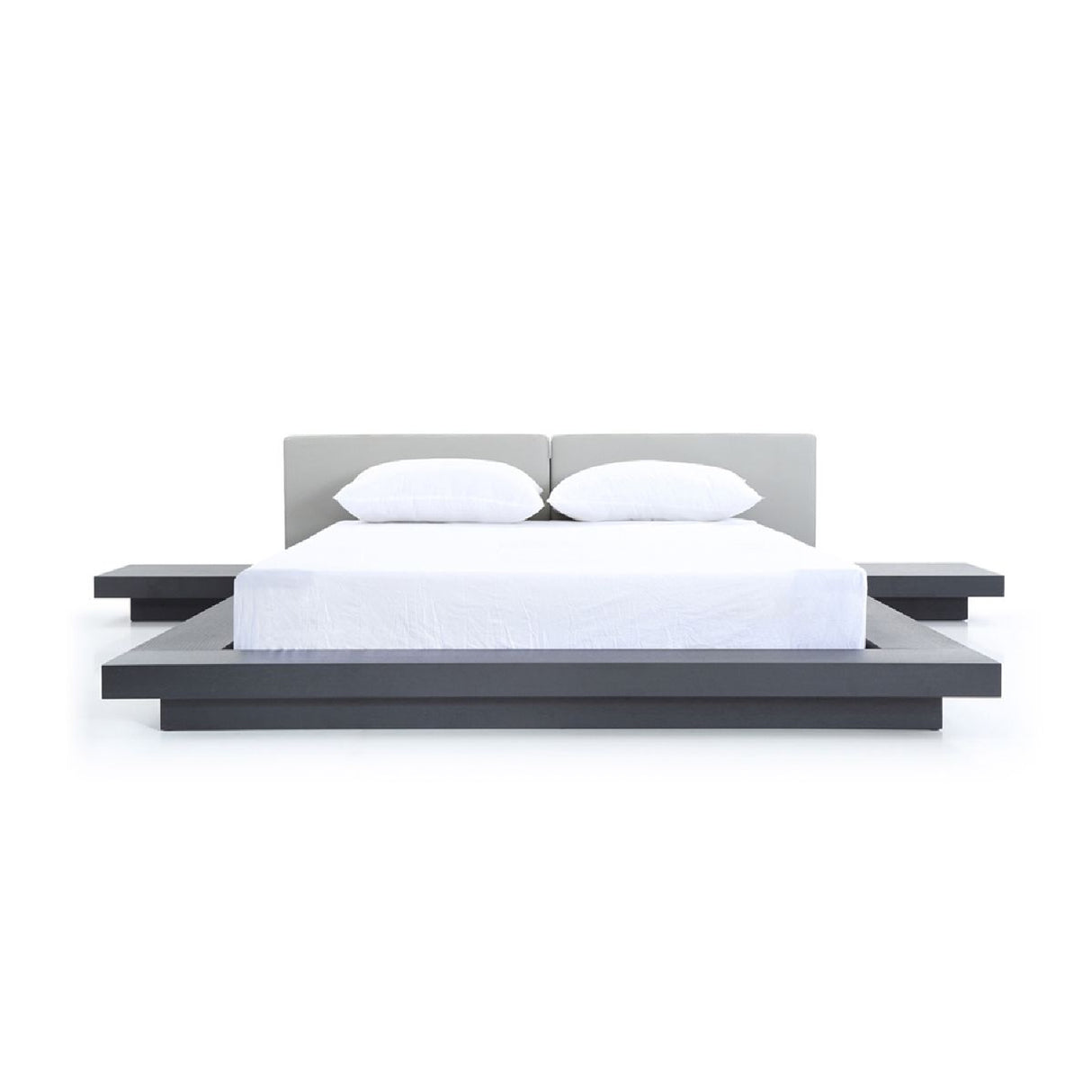 Wenge Gray Platform Bed | OROA Modern Opal