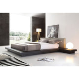 Wenge Gray Platform Bed | OROA Modern Opal