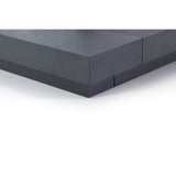 Wenge White Platform King Bed | OROA Modern Opal
