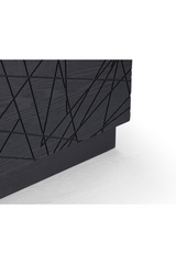 Black Square 4-Drawer Coffee Table | OROA Modern Kenda | Oroa.com