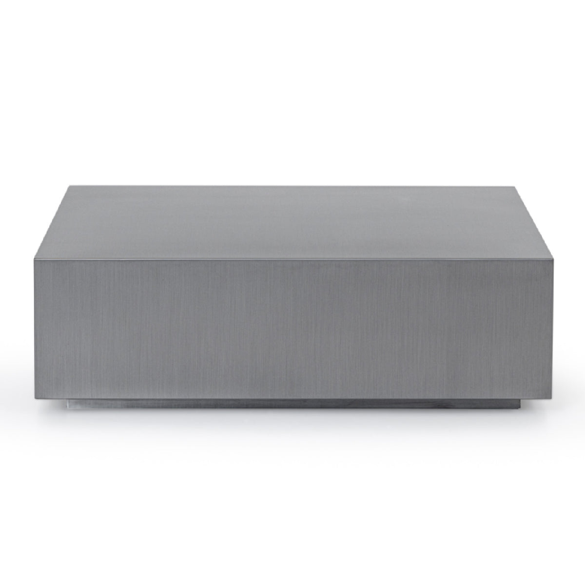 Stainless Steel Square Coffee Table | OROA Modern Anvil