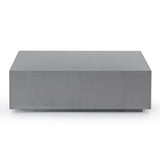 Stainless Steel Square Coffee Table | OROA Modern Anvil