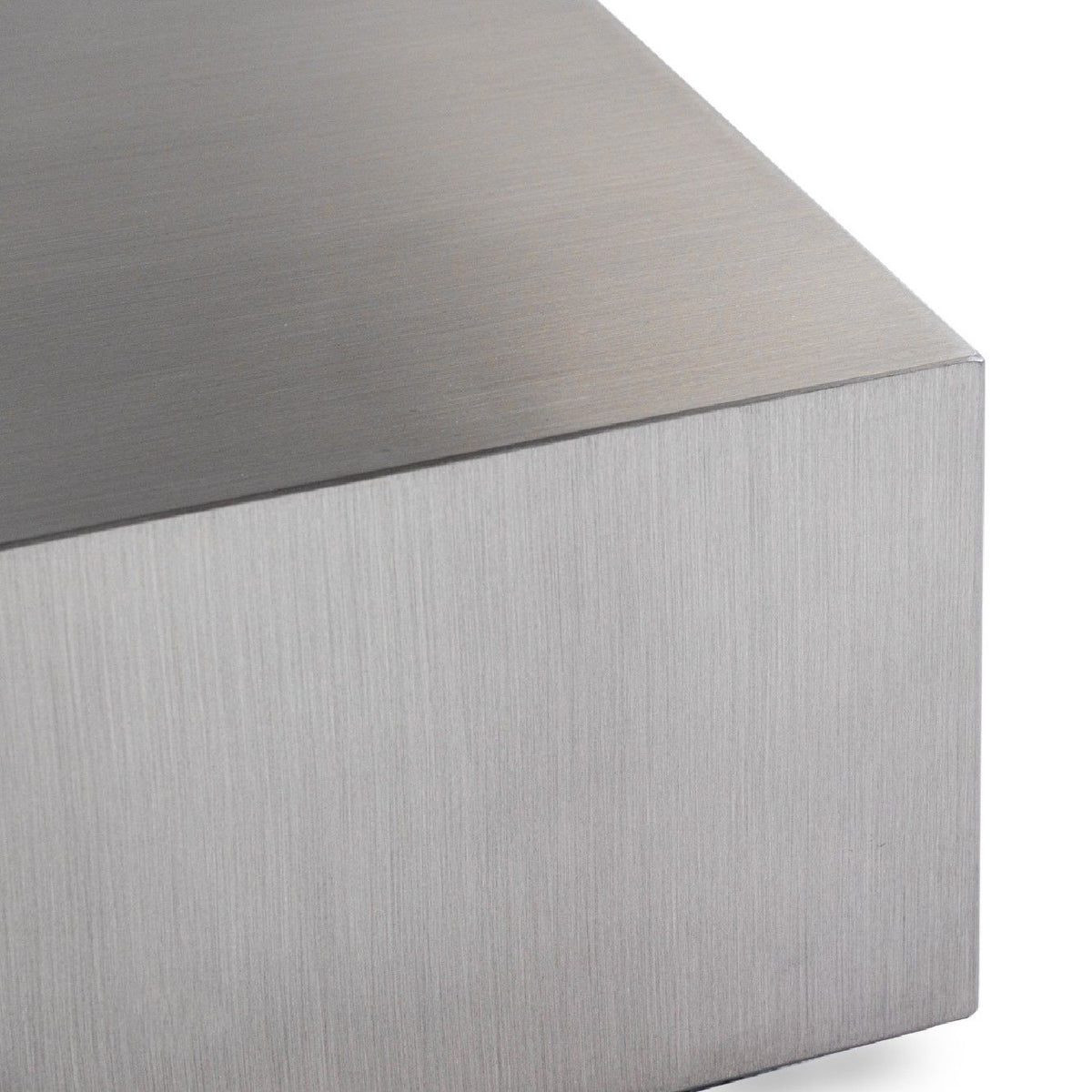 Stainless Steel Square Coffee Table | OROA Modern Anvil