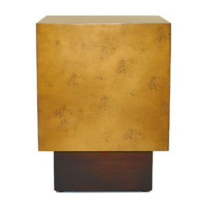  Antique Copper End Table | Oroa.com