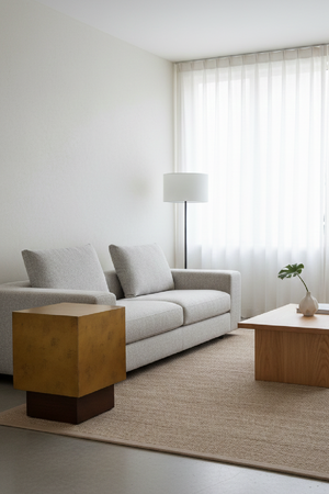 Antique Copper End Table | OROA Modern Derek