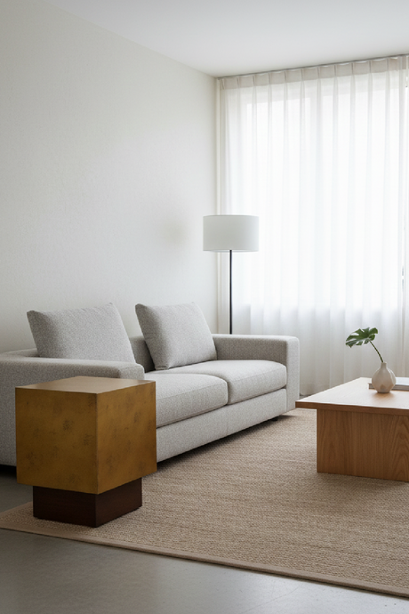 Antique Copper End Table | OROA Modern Derek