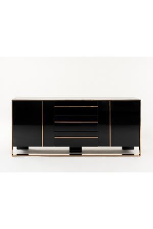 Black Gloss Sideboard | OROA Modern Cartier | Oroa.com