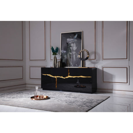 Metallic Accent Sideboard - OROA Modern Aspen - view 10