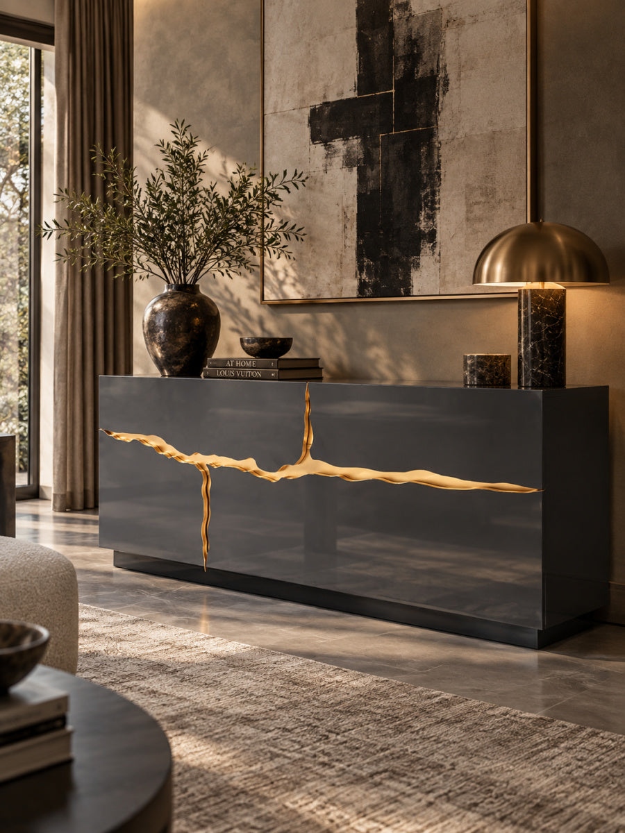 Metallic Accent Sideboard | OROA Modern Aspen