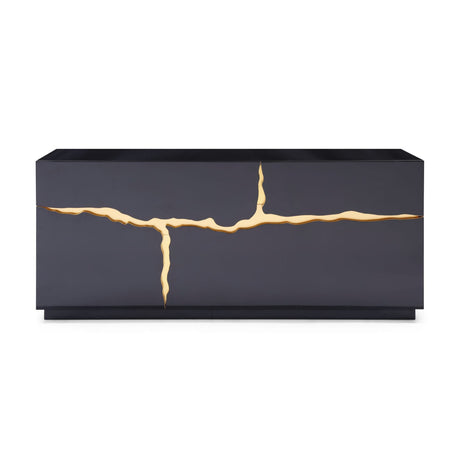 Metallic Accent Sideboard - OROA Modern Aspen - view 4