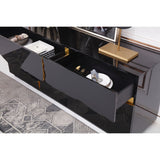 Metallic Accent Sideboard | OROA Modern Aspen