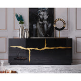 Metallic Accent Sideboard | OROA Modern Aspen