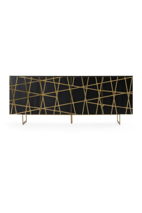 Black Oak 4-Door Sideboard | OROA Modern Kilson | Oroa.com