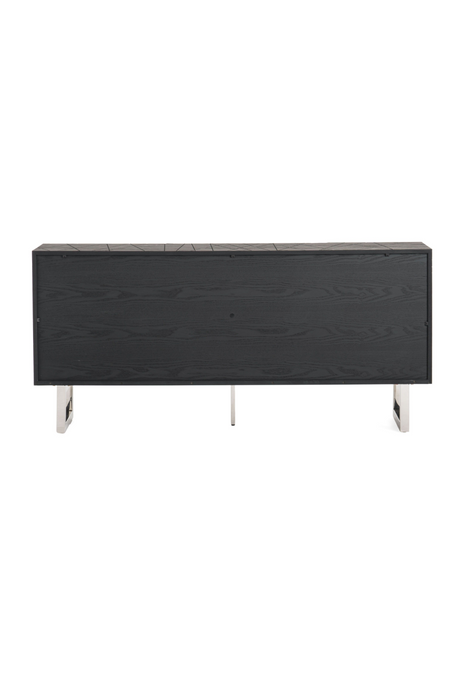 Black Ash 4-Door Sideboard | OROA Modern Kenda | Oroa.com