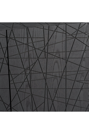 Black Ash 4-Door Sideboard | OROA Modern Kenda | Oroa.com