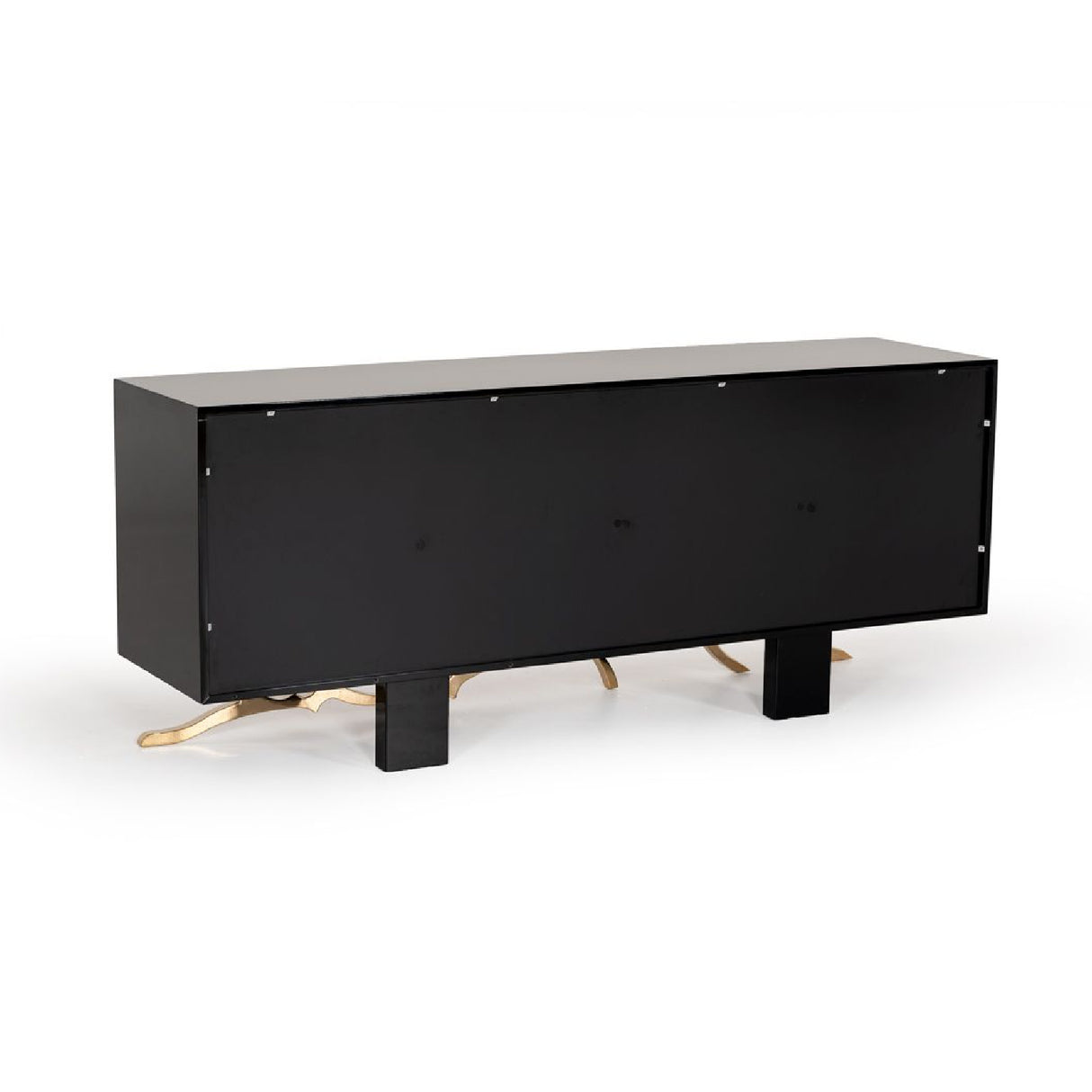 Black Finish 4-Door Sideboard | OROA Modern Legend