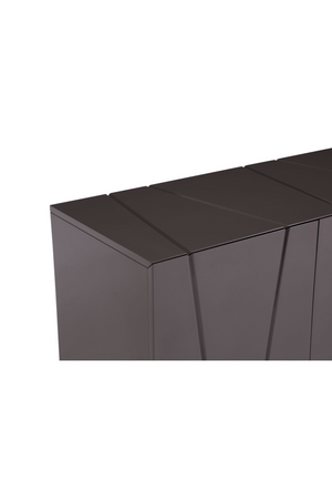 Gray Lacquered 4-Door Sideboard | OROA Modern Chrysler | Oroa.com