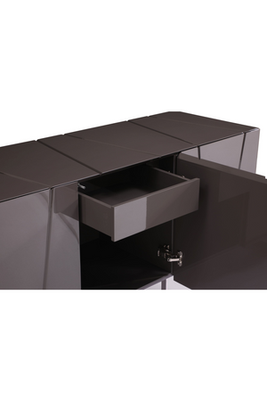 Gray Lacquered 4-Door Sideboard | OROA Modern Chrysler | Oroa.com
