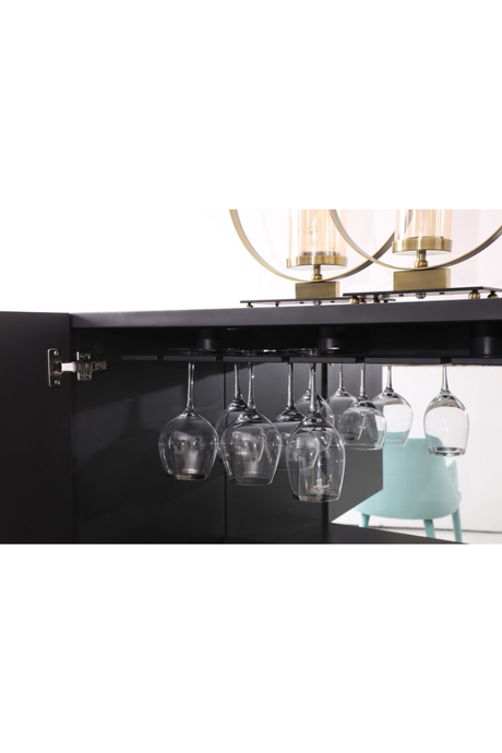 Multicolored 4-Door Wine Cabinet | OROA Modern Macoy | Oroa.com