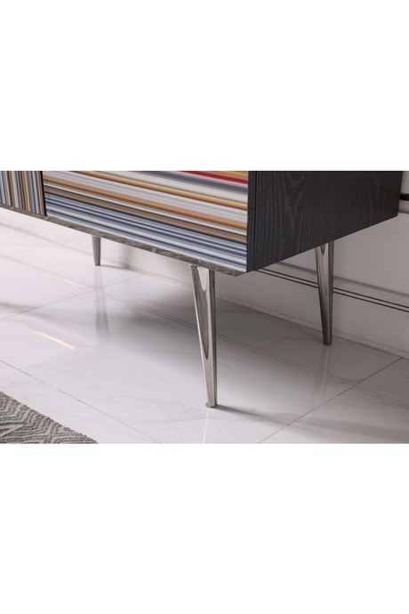Multicolored 4-Door Wine Cabinet | OROA Modern Macoy | Oroa.com