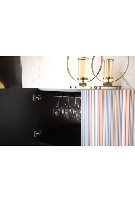 Multicolored 4-Door Wine Cabinet | OROA Modern Macoy | Oroa.com