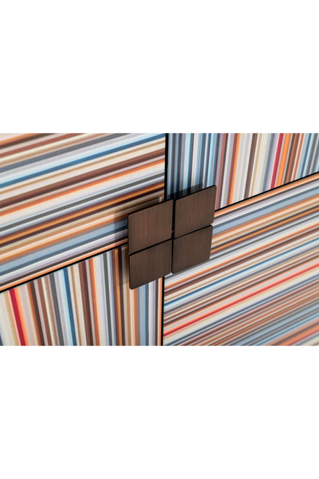 Multicolored 4-Door Wine Cabinet | OROA Modern Macoy | Oroa.com