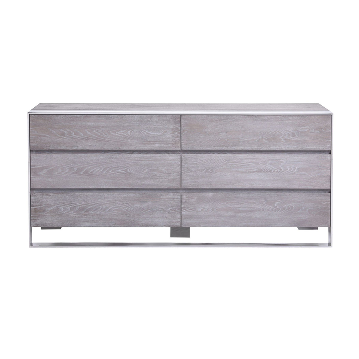 Gray Elm 6-Drawer Dresser | OROA Modern Arlene