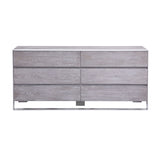 Gray Elm 6-Drawer Dresser | OROA Modern Arlene