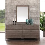 Gray Elm 6-Drawer Dresser | OROA Modern Arlene