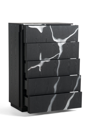Matte Brown 5-Drawer Chest | OROA Modern Aspen | Oroa.com