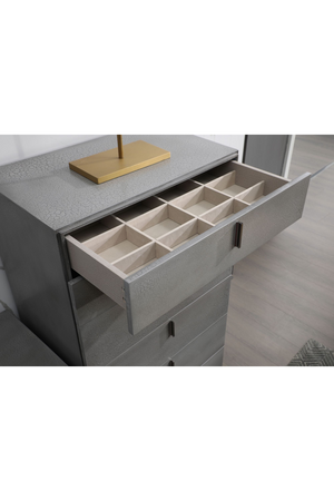 Gray Crackle 6-Drawer Chest | OROA Modern Buckley | Oroa.com