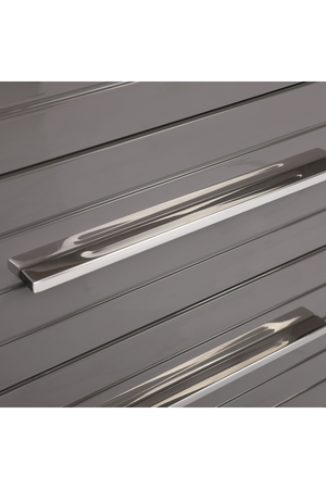 Gray Slatted 6-Drawer Chest | OROA Modern Splendor | Oroa.com