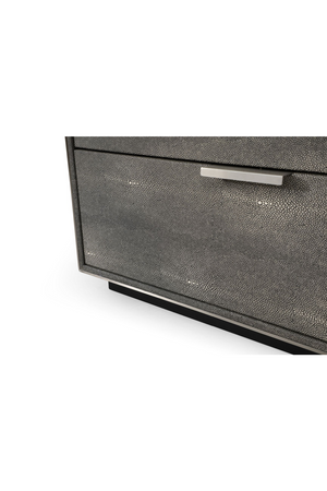 Dark Shagreen 5-Drawer Chest | OROA Modern Dynasty | Oroa.com