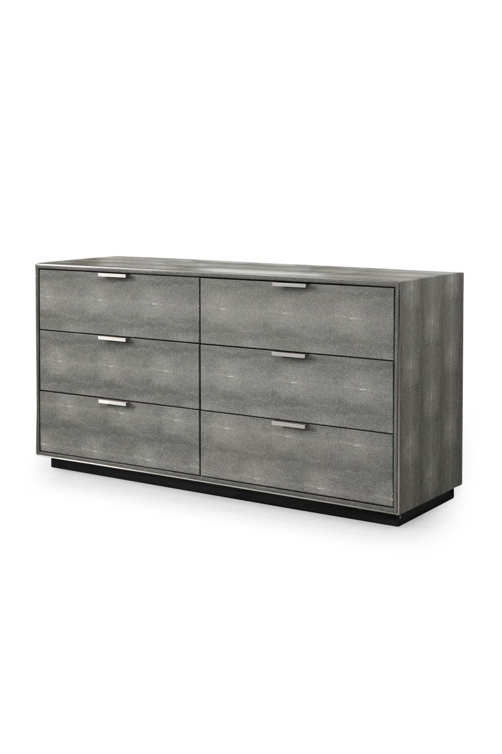 Dark Shagreen 6-Drawer Dresser | OROA Modern Dynasty | Oroa.com