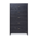 Gray Ash 5-Drawer Chest | OROA Modern Wales