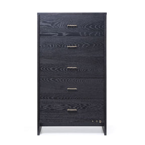 Modern European furniture - Gray Ash 5-Drawer Chest - www.oroa.com