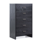 Gray Ash 5-Drawer Chest | OROA Modern Wales