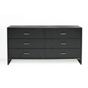 Modern European furniture - Gray Ash 6-Drawer Dresser - www.oroa.com