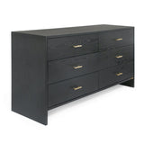 Gray Ash 6-Drawer Dresser | OROA Modern Wales