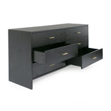 Gray Ash 6-Drawer Dresser | OROA Modern Wales